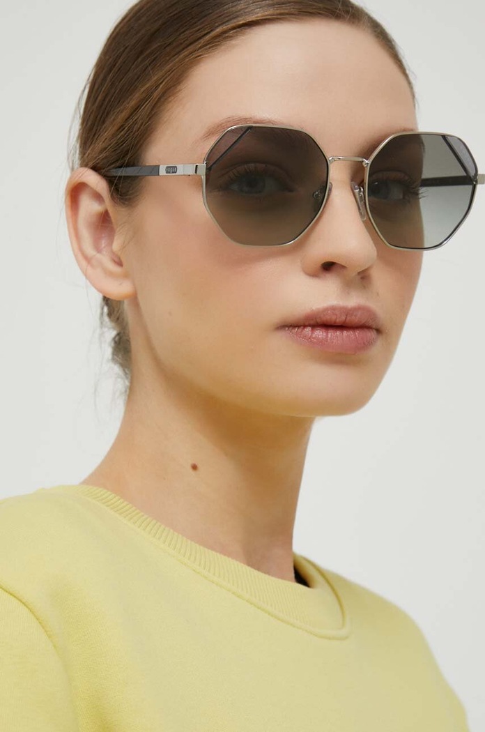 VOGUE okulary przeciwsłoneczne okrągłe szary 0VO4268S