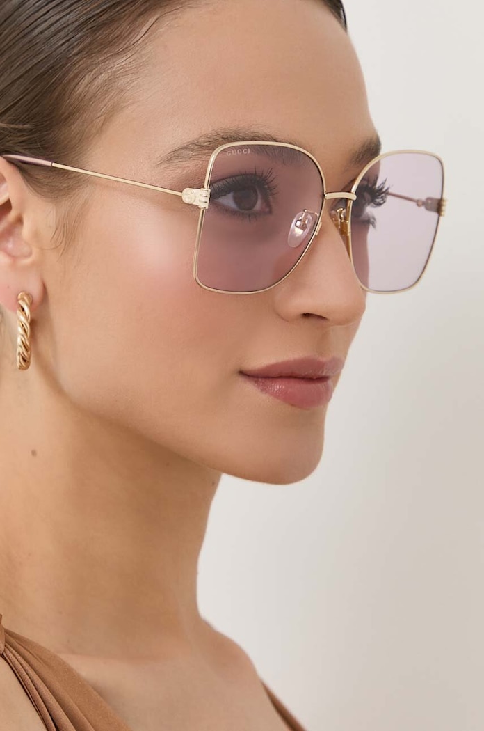 Okulary przeciwsłoneczne Gucci złoty GG1282SA