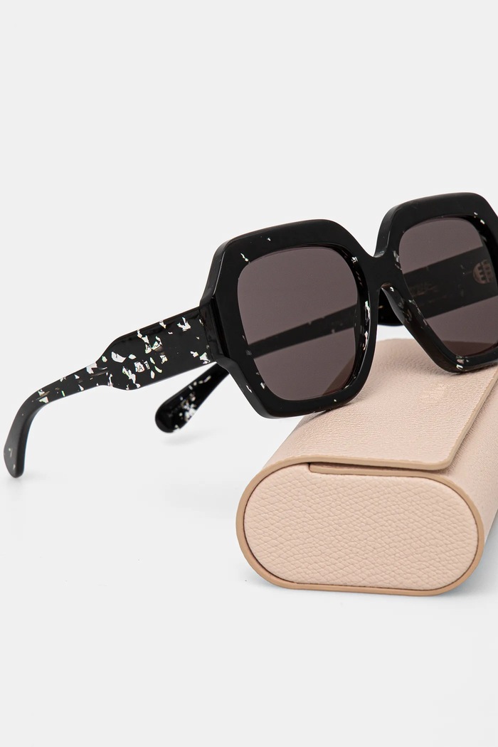 Akcesoria Chloé okulary przeciwsłoneczne CH0154S czarny