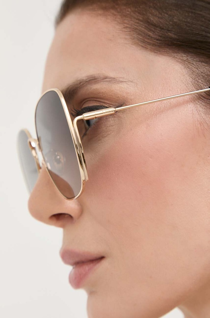 Chloé okulary przeciwsłoneczne CH0170SA złoty