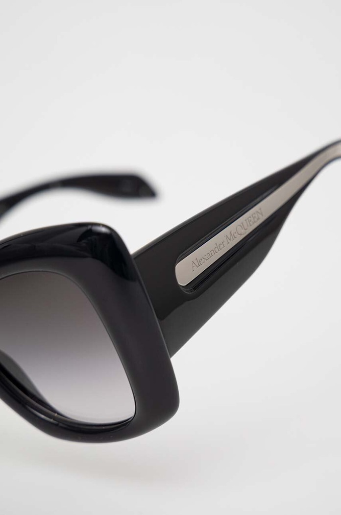Ochelari de soare Alexander McQueen AM0402S negru