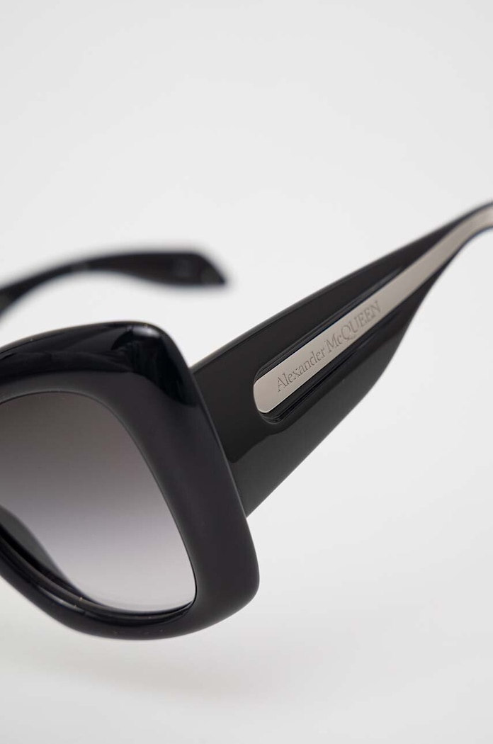 Ochelari de soare Alexander McQueen AM0402S negru