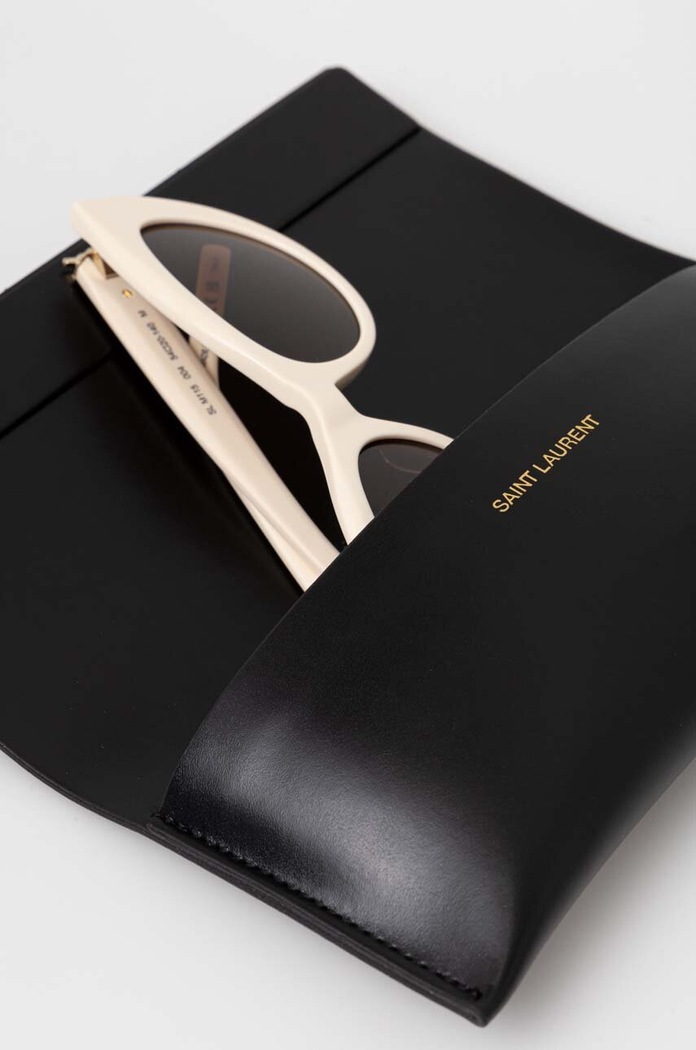 Saint Laurent okulary przeciwsłoneczne SL.M115 beżowy