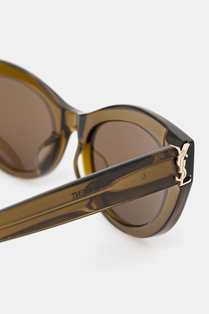 Солнцезащитные очки Saint Laurent коричневый SL.M115