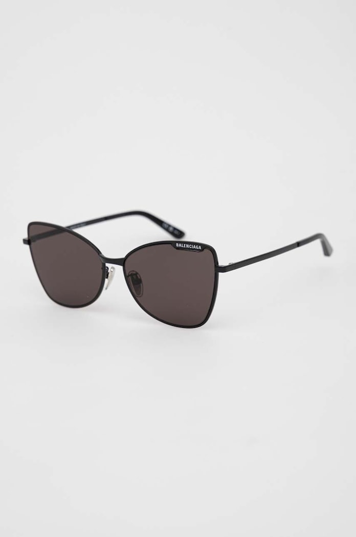 Balenciaga okulary przeciwsłoneczne BB0278S czarny AA00