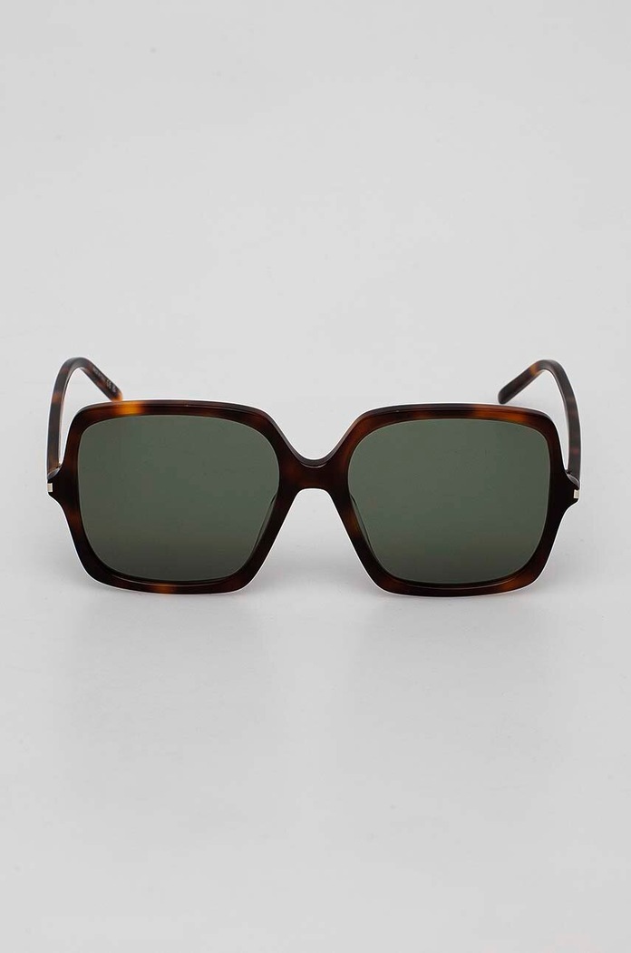 Akcesoria Saint Laurent okulary przeciwsłoneczne SL.591 brązowy
