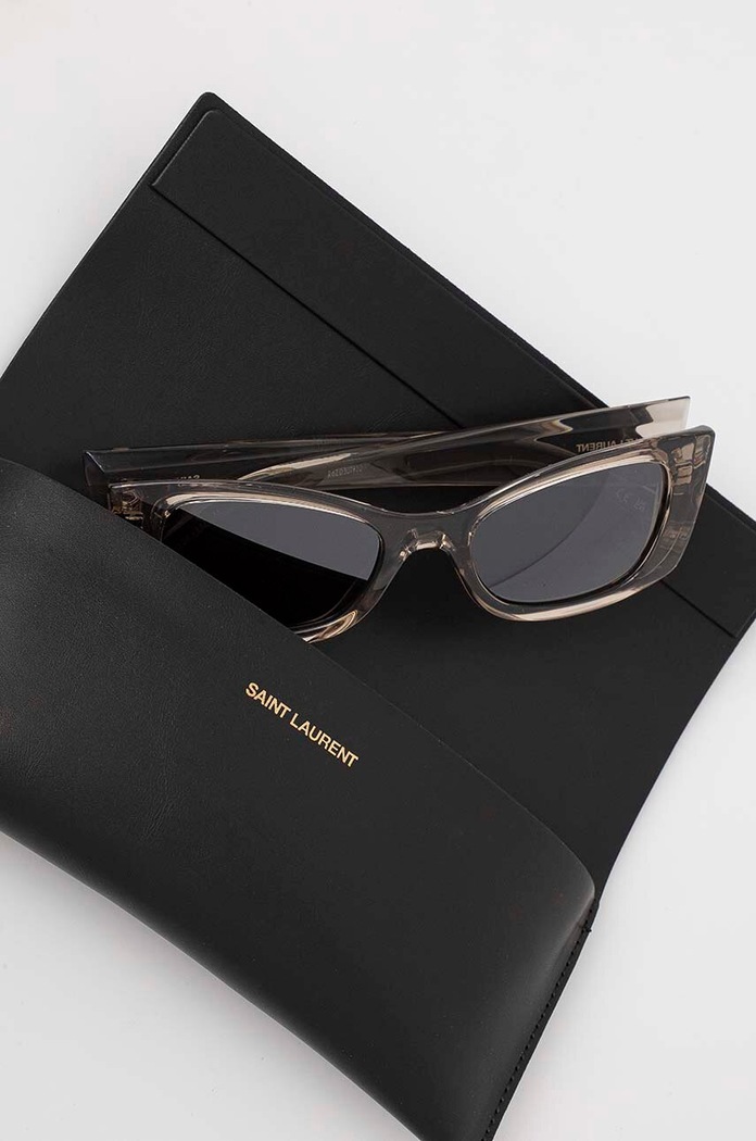 Okulary przeciwsłoneczne Saint Laurent szary SL.593
