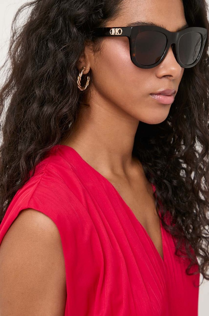 Sluneční brýle Michael Kors EMPIRE SQUARE 4 jednotná hnědá 0MK2193U