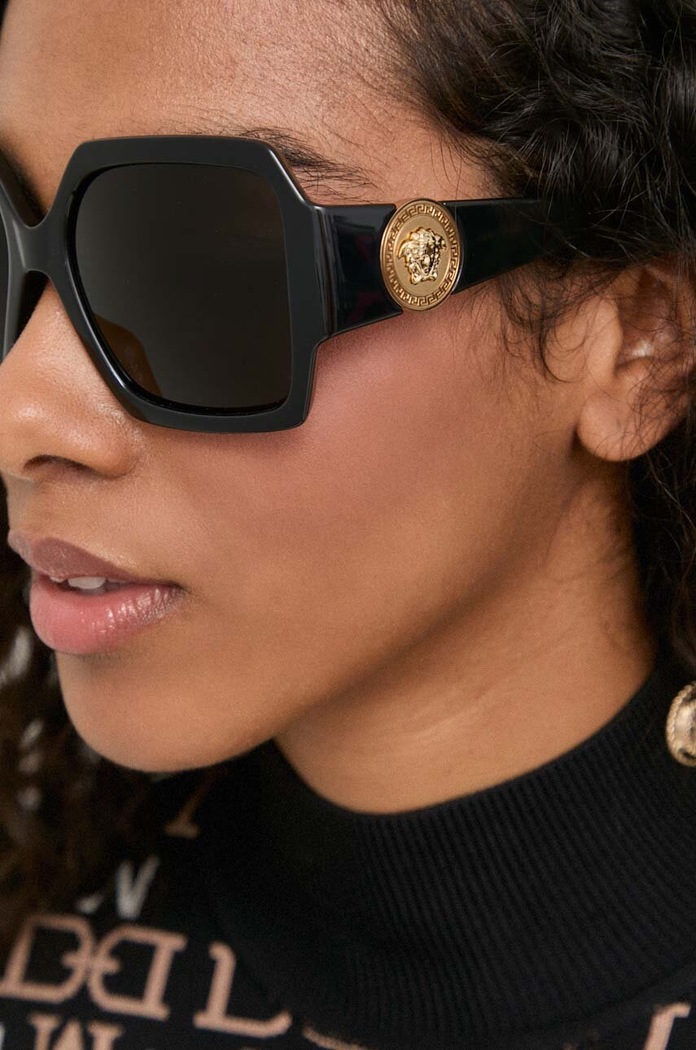 Versace okulary przeciwsłoneczne 0VE4453 czarny AA00
