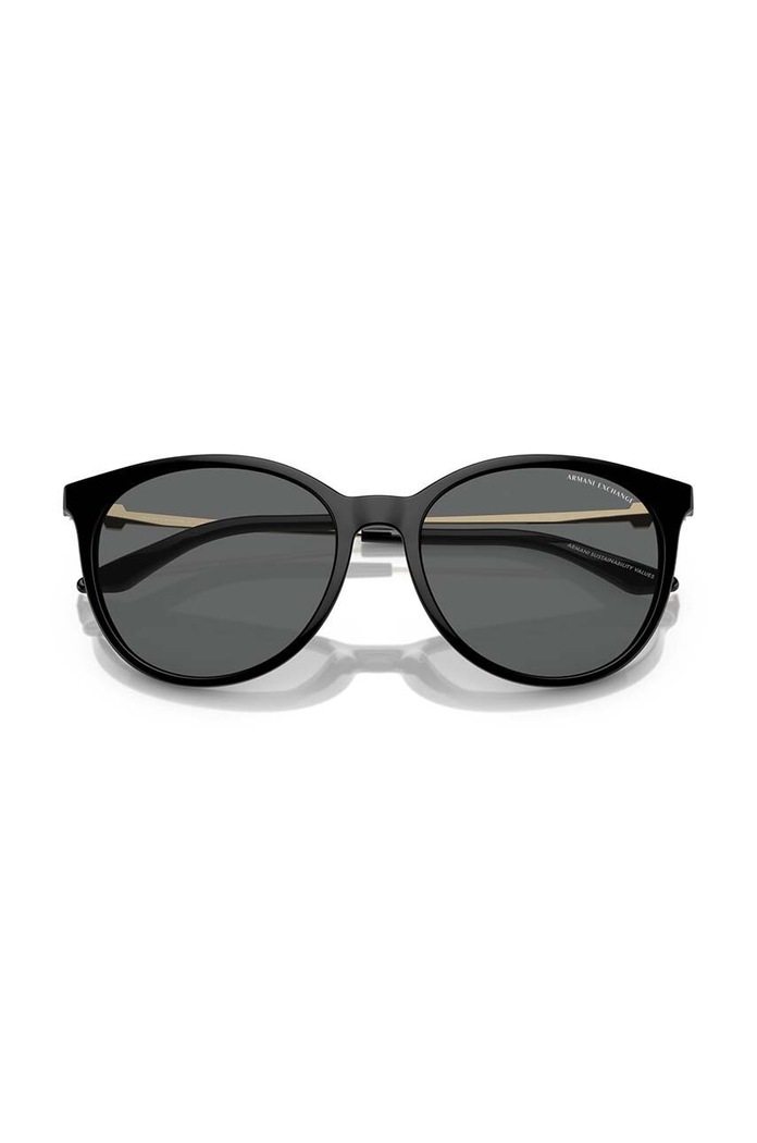 Armani Exchange okulary przeciwsłoneczne 0AX4140S czarny