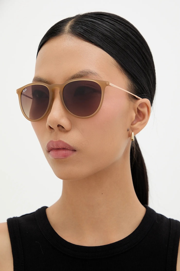 Ray-Ban sunglasses geometric beige 0RB4171
