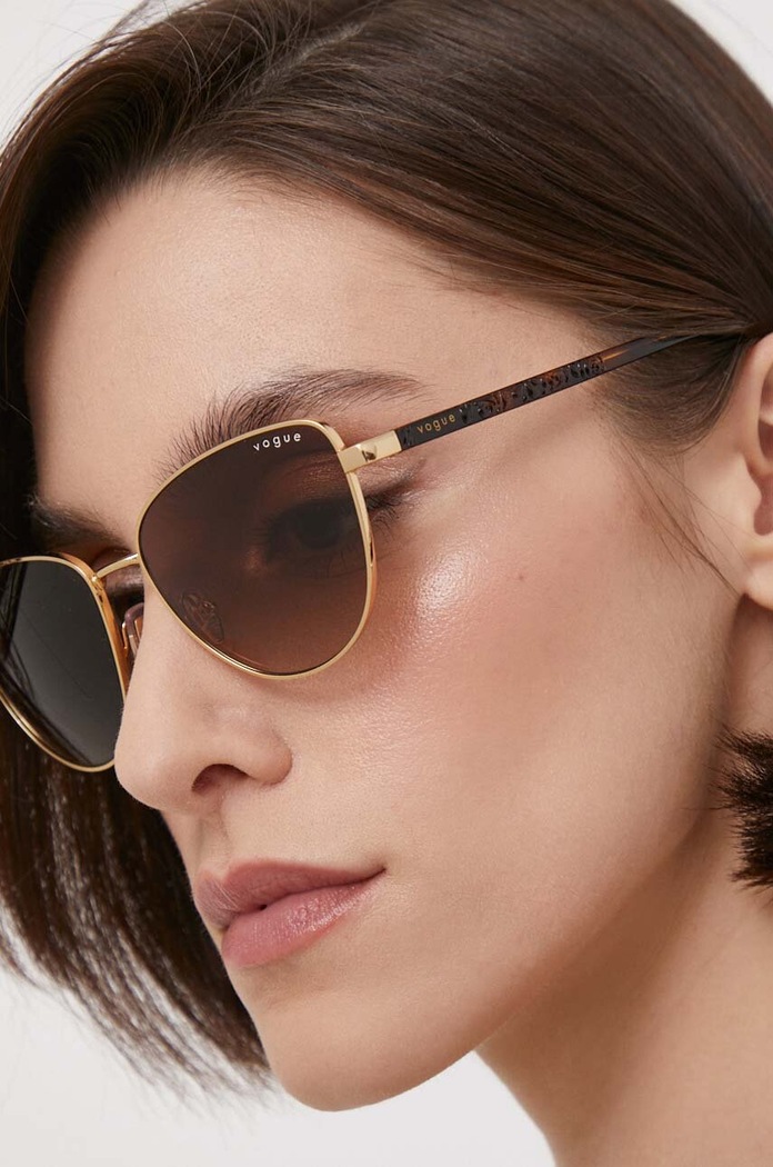 VOGUE okulary przeciwsłoneczne gradientowa brązowy 0VO4286S