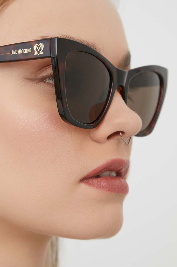 Sluneční brýle Love Moschino MOL070/S hnědá AA00