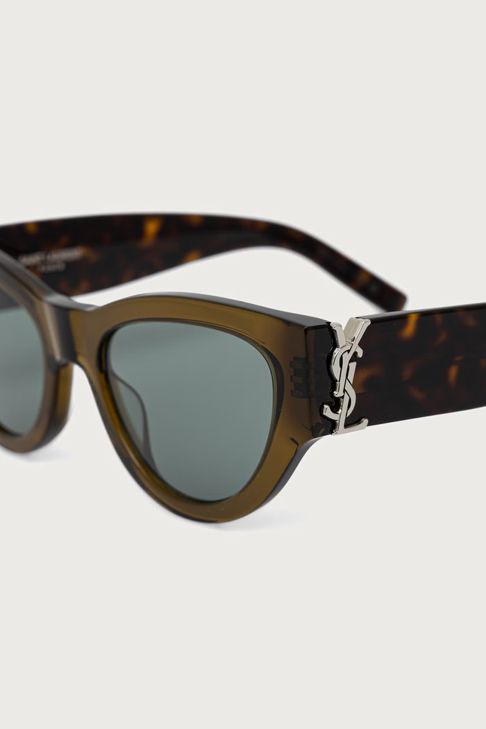 Akcesoria Saint Laurent Okulary przeciwsłoneczne kocie oczy damskie SL.M94 brązowy