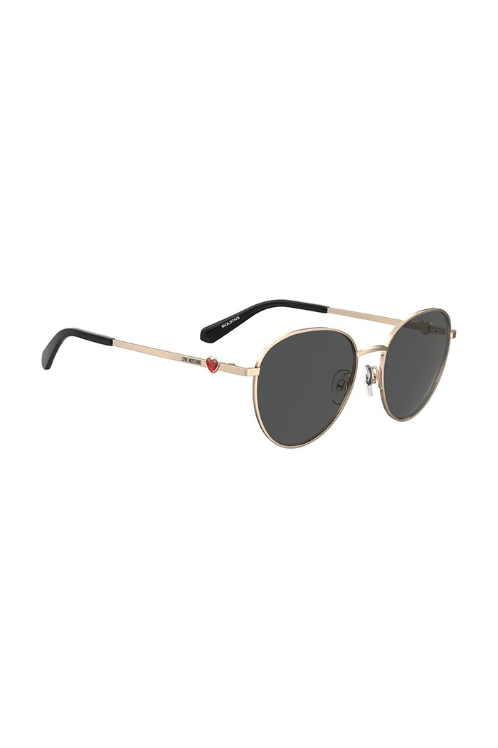 Okulary przeciwsłoneczne Love Moschino MOL074/S złoty