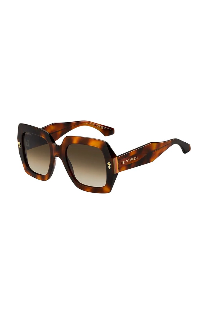 Etro Okulary przeciwsłoneczne damskie ETRO.0011/S brązowy AA00