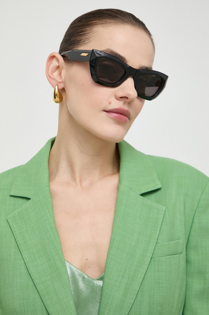 Bottega Veneta okulary przeciwsłoneczne BV1251S czarny