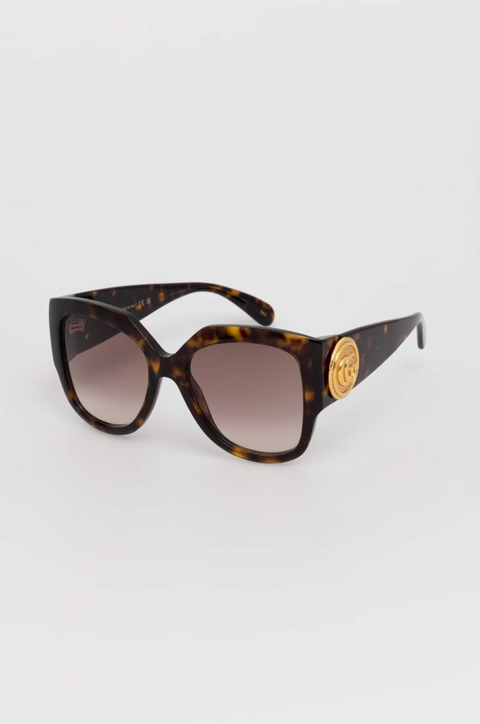Gucci okulary przeciwsłoneczne GG1407S brązowy AA00