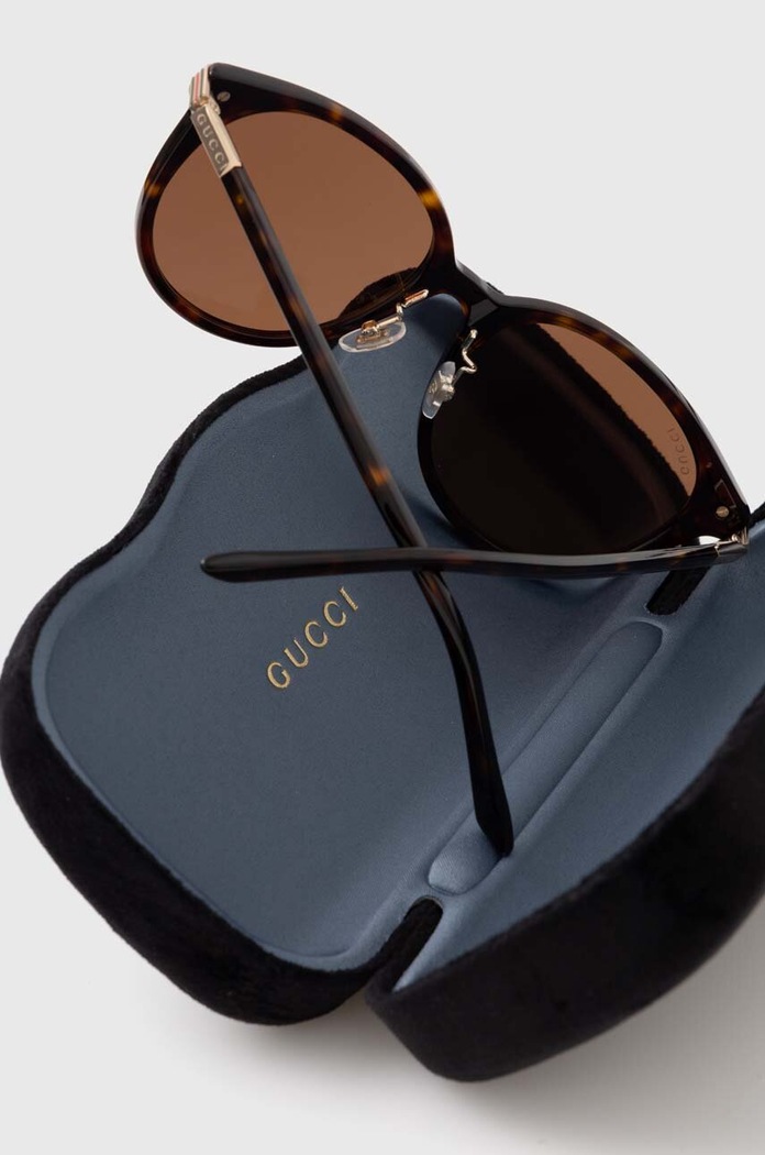 Slnečné okuliare Gucci hnedá GG1452SK