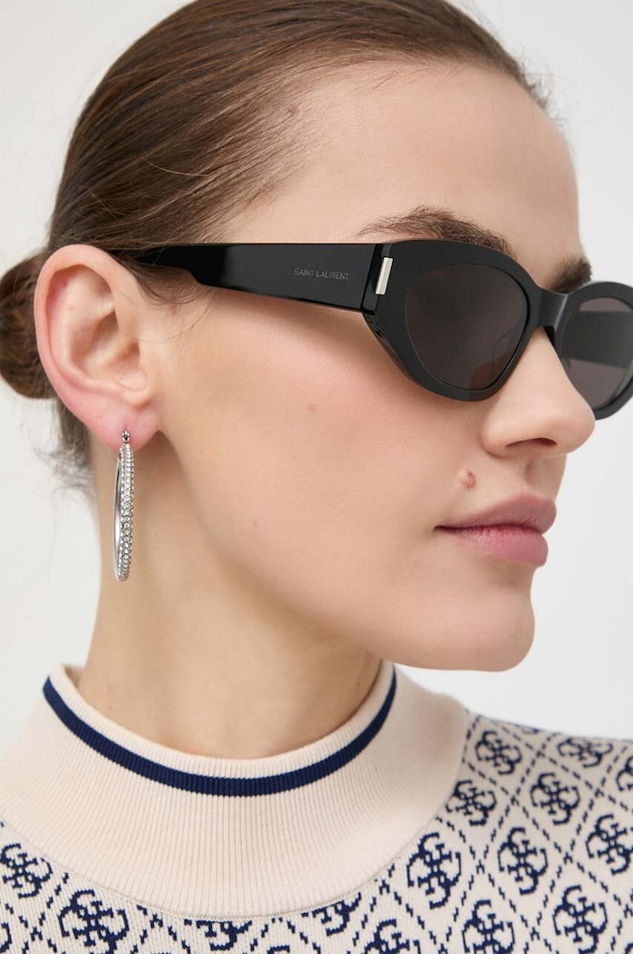 Sluneční brýle Saint Laurent jednotná černá SL.638