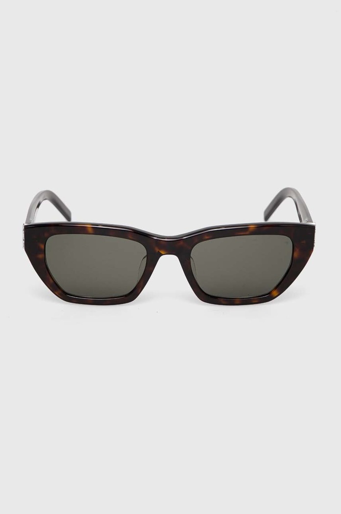 Saint Laurent okulary przeciwsłoneczne SL.M127/F brązowy AA00