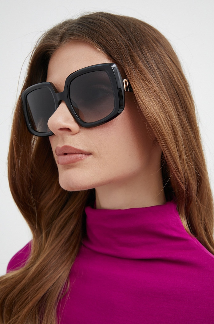 Sluneční brýle Furla gradientní černá SFU709.540700