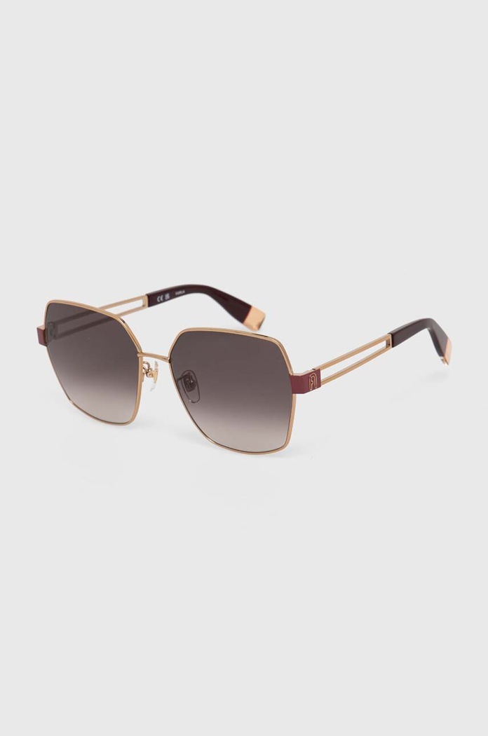 Sluneční brýle Furla SFU716.5908FC burgundské AA00