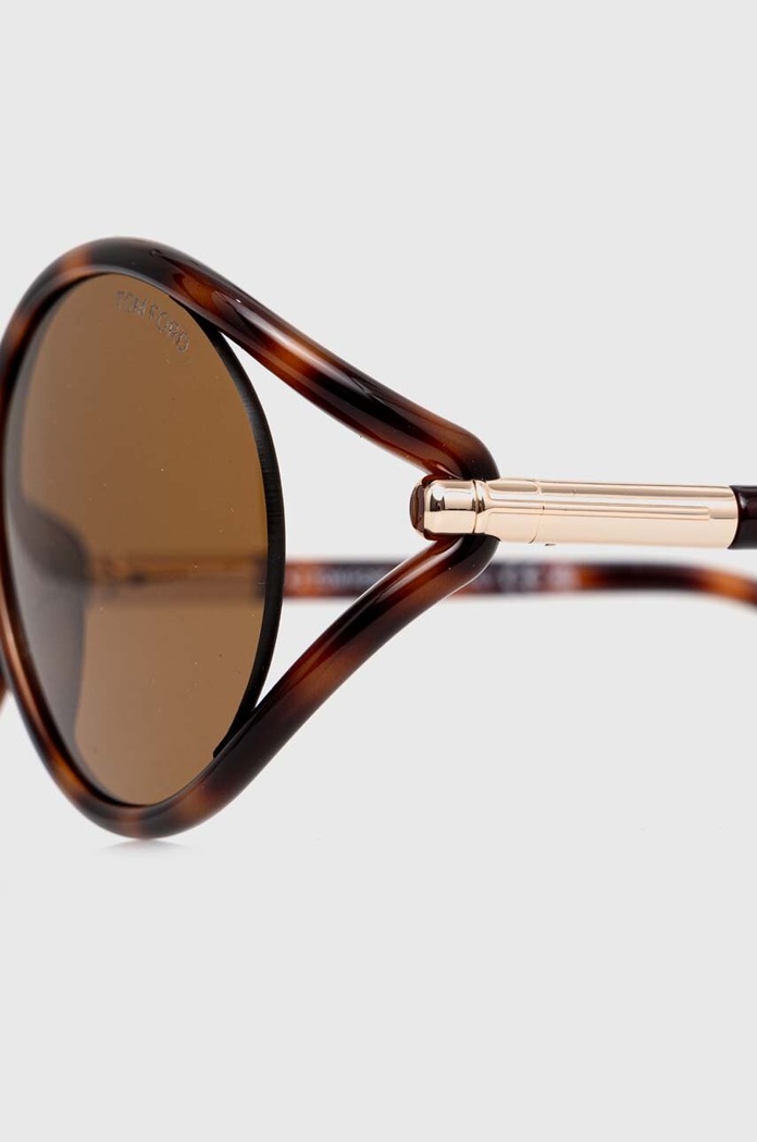 Слънчеви очила Tom Ford кафяв FT1090.5953E