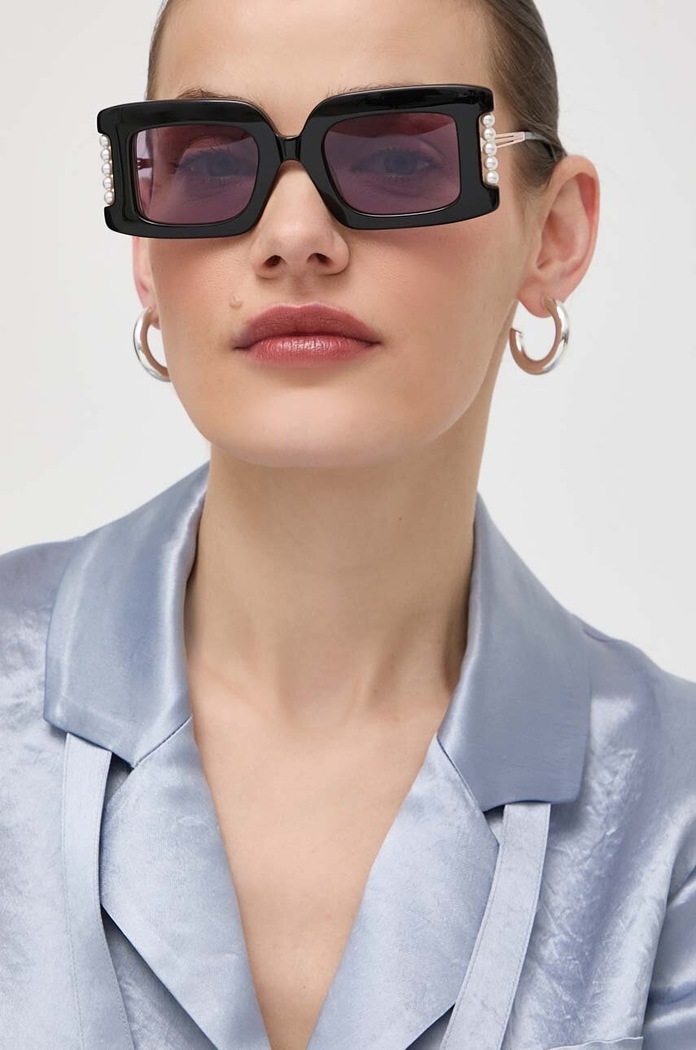 Γυαλιά ηλίου Vivienne Westwood απλό με λεπτομέρεια μαύρο VW505600149
