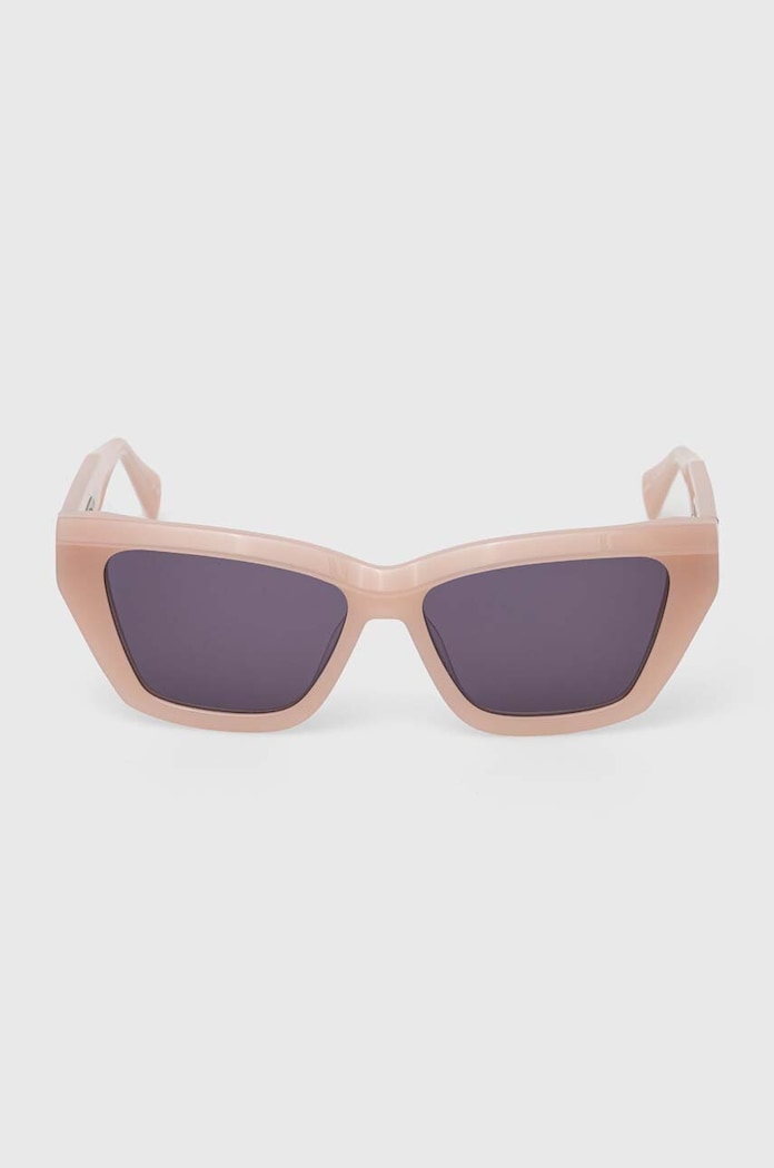 Akcesoria AllSaints okulary przeciwsłoneczne ALS501127356 różowy