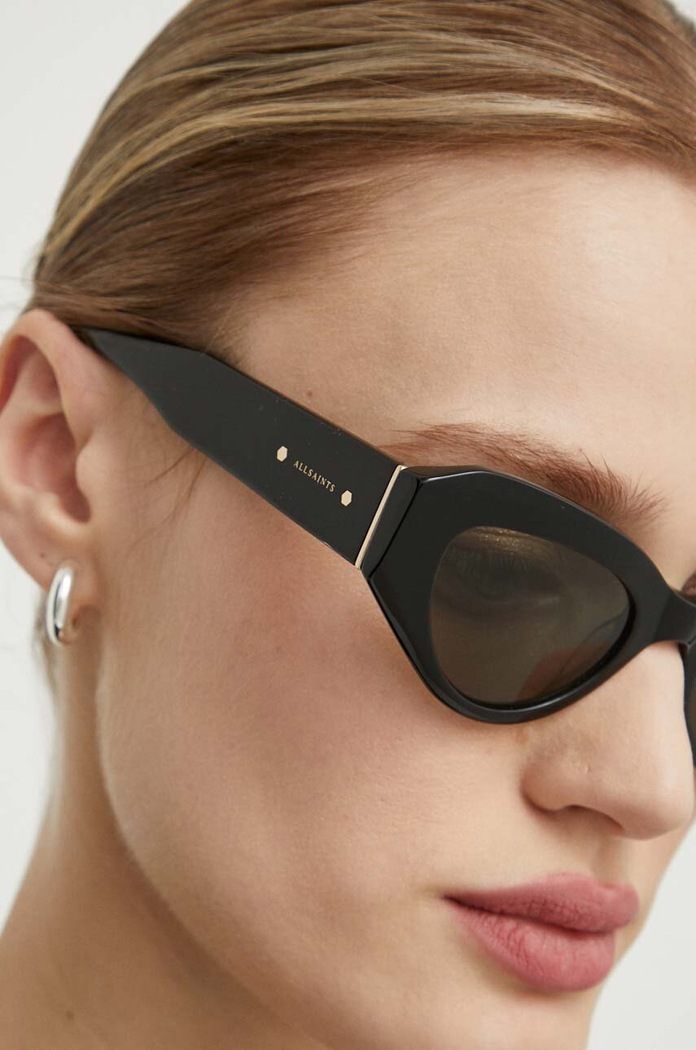 Okulary przeciwsłoneczne AllSaints czarny ALS500200151