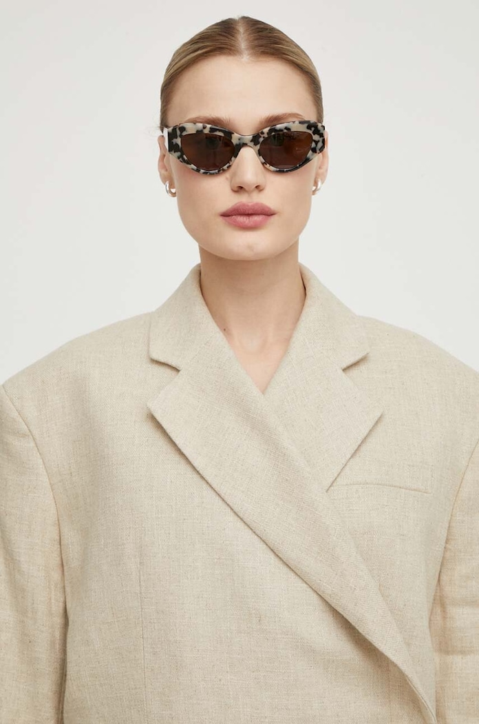 AllSaints okulary przeciwsłoneczne kocie oczy multicolor ALS500212151