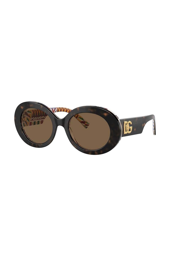 Sluneční brýle Dolce & Gabbana 0DG4448 hnědá AA00