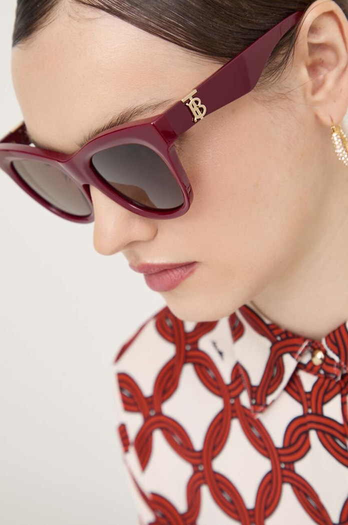 Burberry Okulary przeciwsłoneczne 0BE4418 bordowy AA00