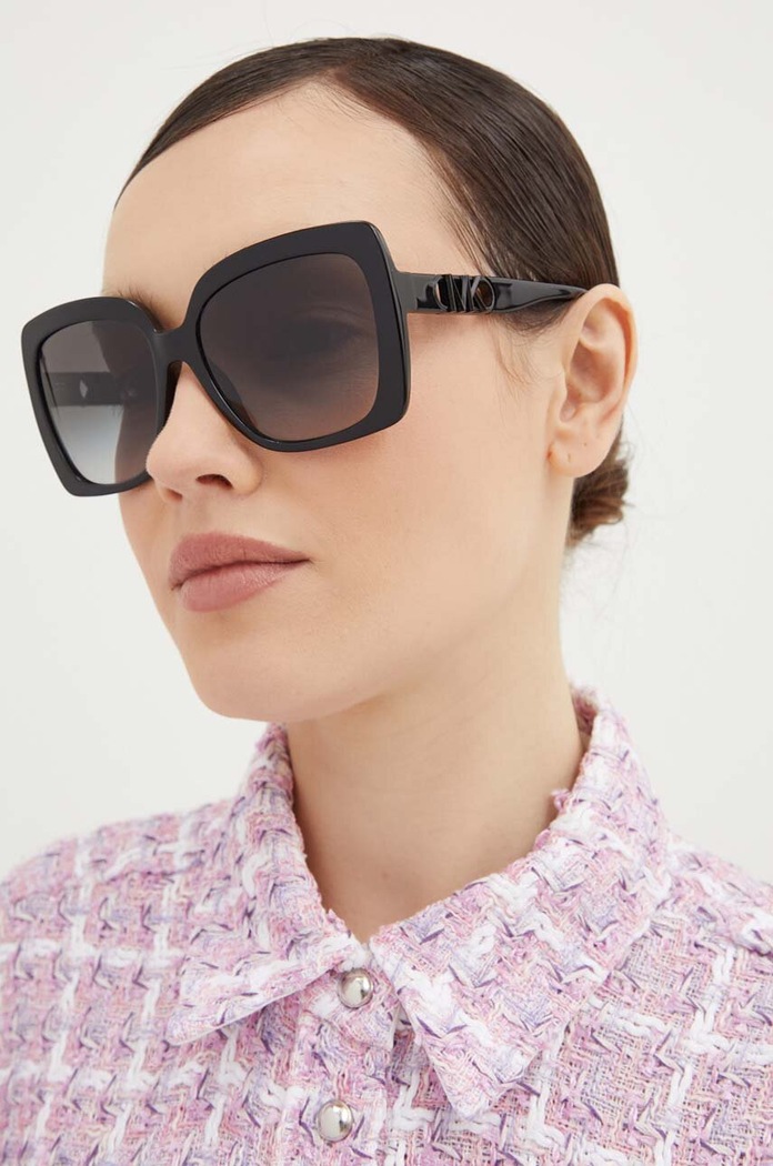 Sluneční brýle Michael Kors NICE obdélníkový černá 0MK2213