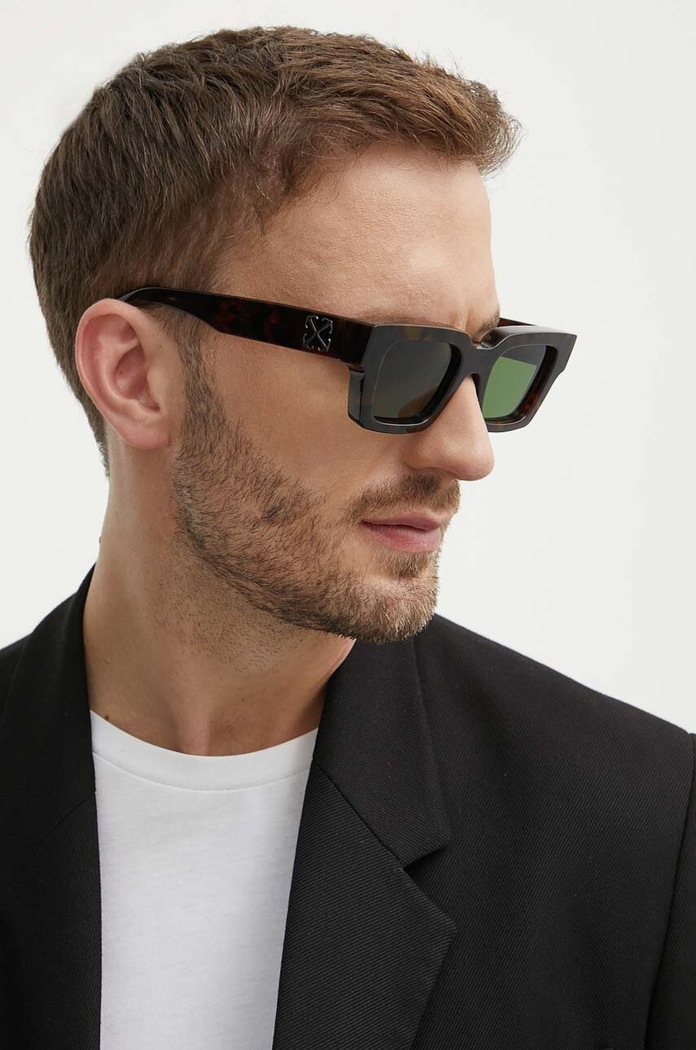 Off-White Okulary przeciwsłoneczne OERI126.506055 brązowy AA00