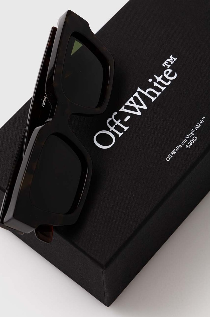 Akcesoria Off-White Okulary przeciwsłoneczne OERI126.506055 brązowy