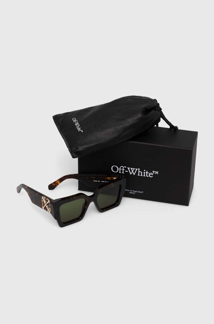 Akcesoria Off-White okulary przeciwsłoneczne OERI128.556055 brązowy