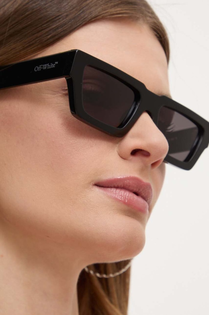 Off-White okulary przeciwsłoneczne czarny OERI129.541007
