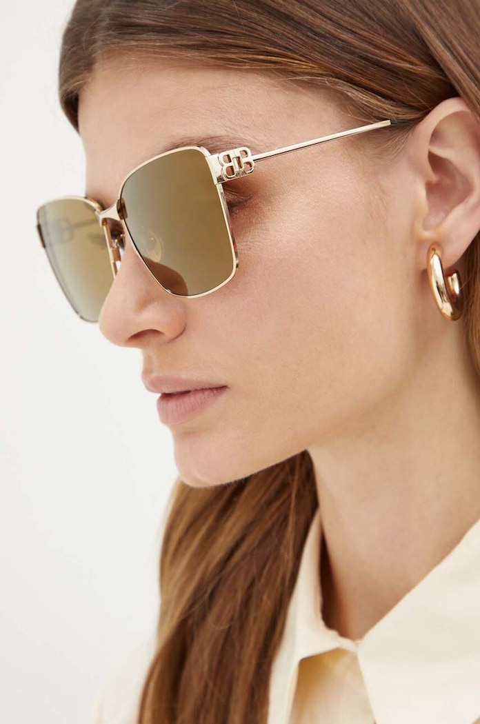 Balenciaga okulary przeciwsłoneczne BB0338SK złoty