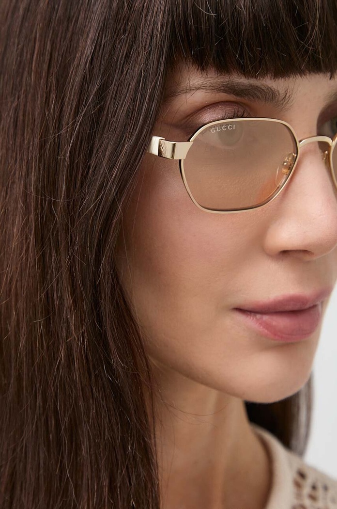 Слънчеви очила Gucci бежов GG1593S