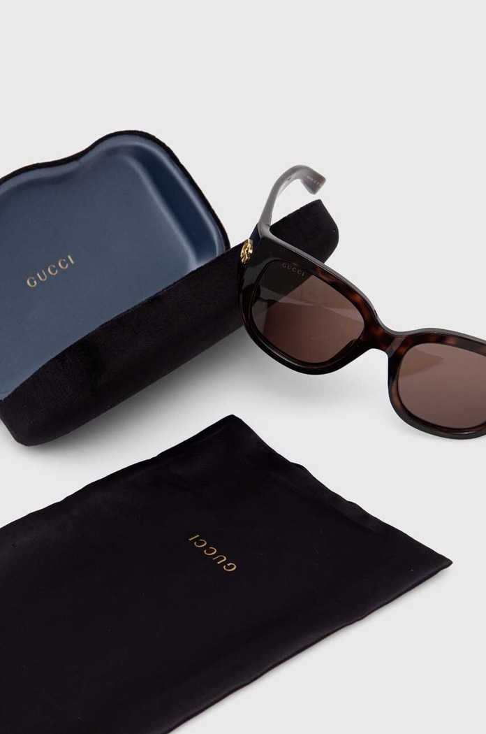 Gucci okulary przeciwsłoneczne GG1599SA brązowy