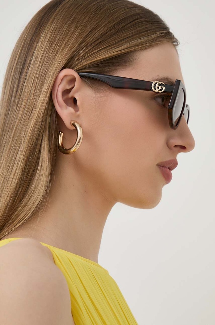 Slnečné okuliare Gucci GG1534S hnedá