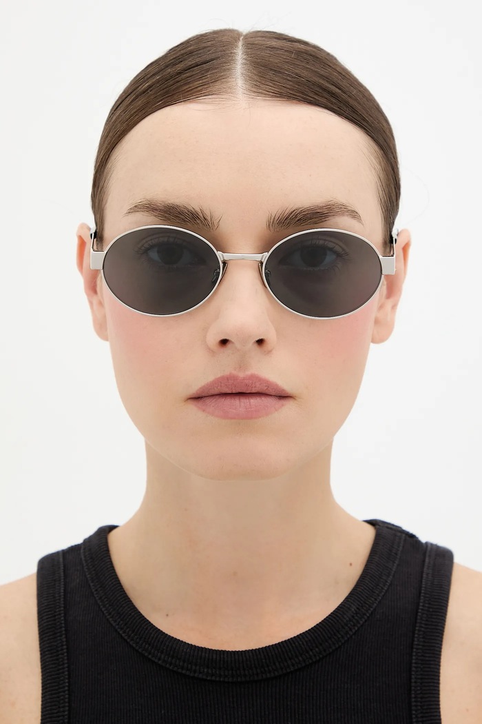 Saint Laurent ochelari de soare SL.692 argintiu