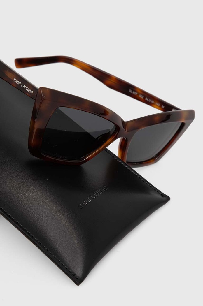 Sluneční brýle Saint Laurent SL.657 hnědá