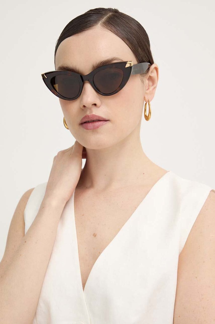 Alexander McQueen Okulary przeciwsłoneczne AM0442S
