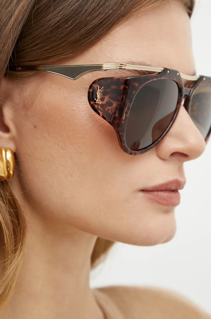 Slnečné okuliare Saint Laurent AMELIA SL.M137.AMELIA hnedá