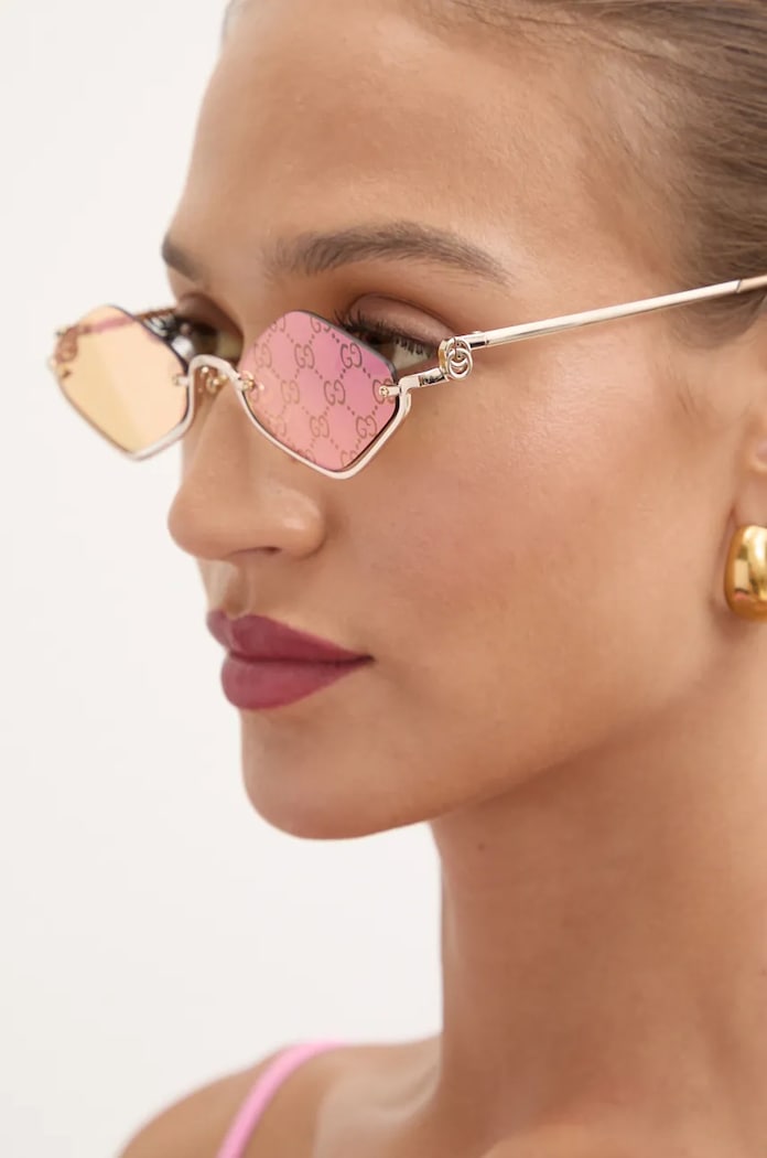 Gucci okulary przeciwsłoneczne GG1604S pomarańczowy AA00