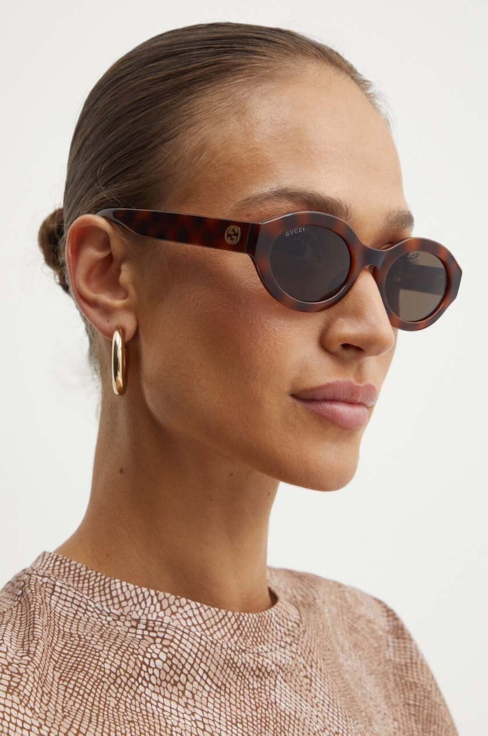 Slnečné okuliare Gucci nie hnedá GG1579S