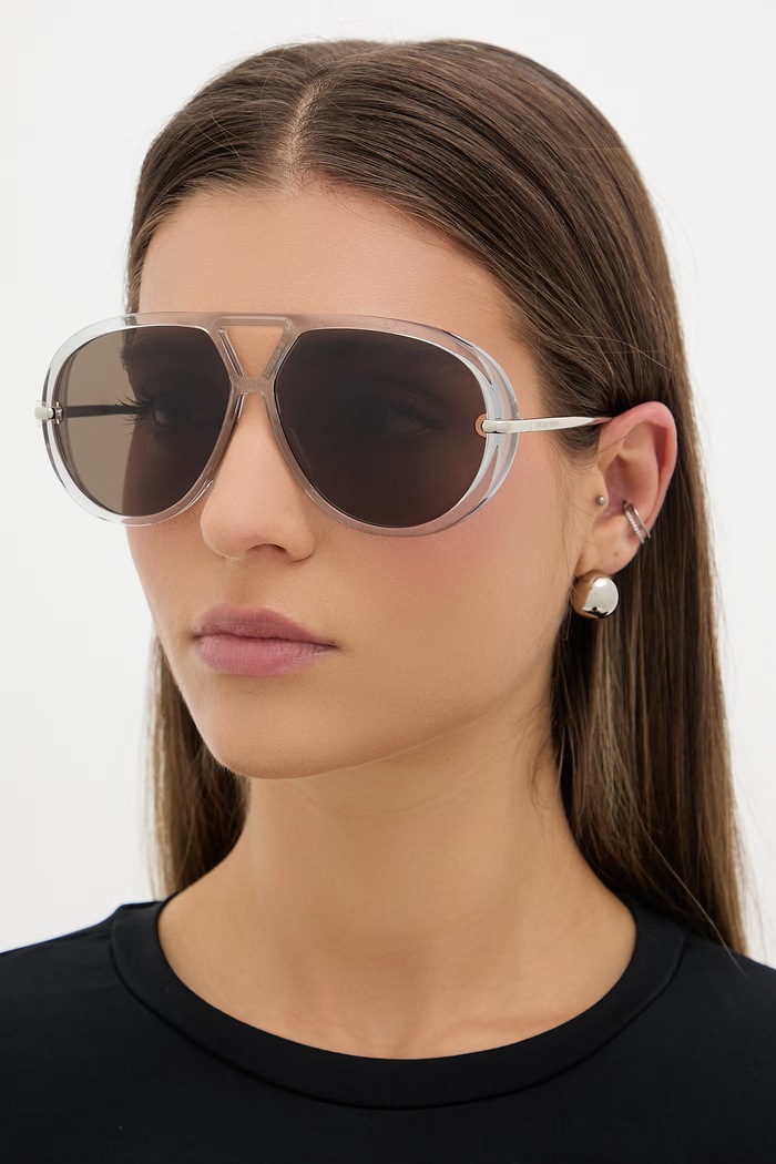Bottega Veneta γυαλιά ηλίου aviator Γυναικεία διαφανή BV1273S